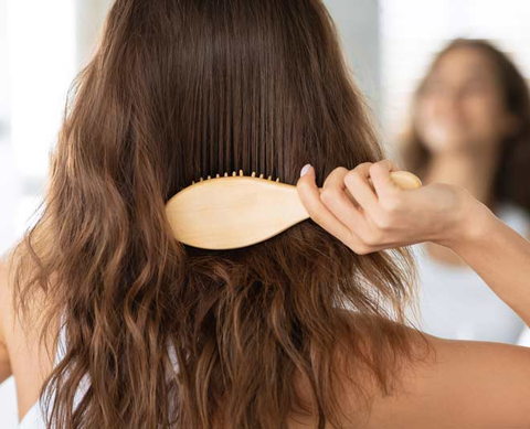 Comb your hair before using hair oils
