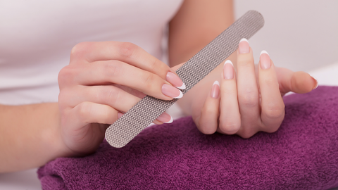 File your nails after clipping to achieve the form you want