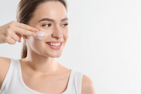 Cleanse and moisturize your face before applying CC cream.