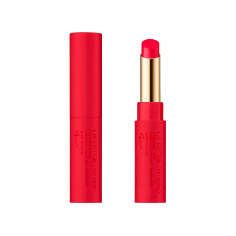 Ettusais Lip Edition Tint Rouge Lipstick with bright red color brings radiance to your lips