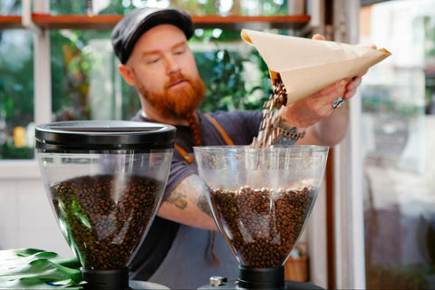 Select the grind size you wish for your coffee brewing