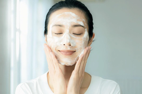 Japanese people often clean their faces twice