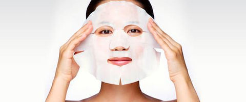 Applying face-mask to hydrate your skin