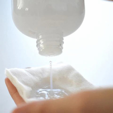 Japanese lotion, or toner, is watery in consistency