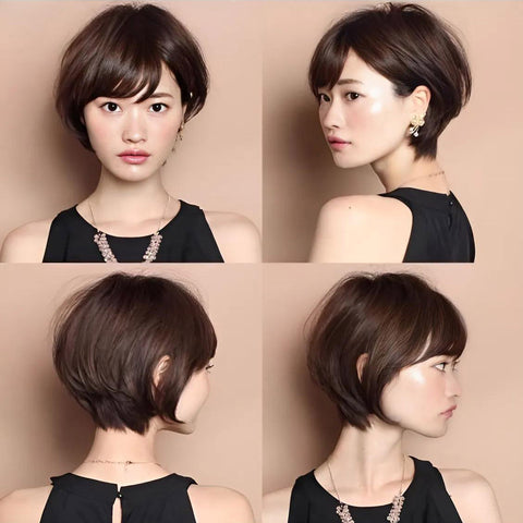 Bixie cut is a feminine style, inspired by bob and pixie cut