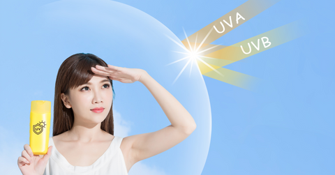 Look for SPF for UVB protection and check the PA rating for UVA protection