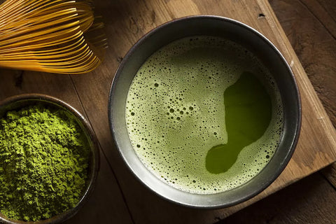 Matcha green tea powder