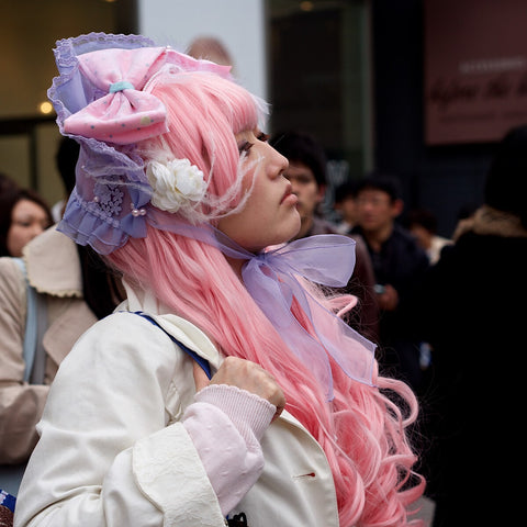 Pink Kawaii makeup style