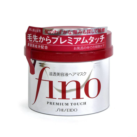 Shiseido's Fino Premium Touch Hair Mask, with its 230g content, rejuvenates and revitalizes hair