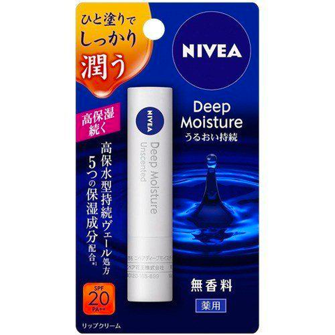 Nivea Deep Moisture lip fragrance-free