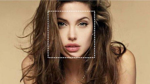 Angelina Jolie’s attractive square face shape