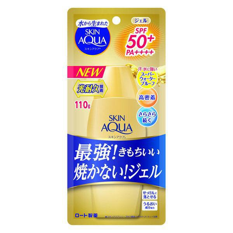 Skin Aqua Super Moisture Gel Gold Sunscreen SPF 50+/PA++++ (110g)