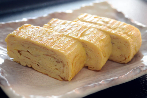 Tamagoyaki is a great source of protein for Japanese breakfast meal