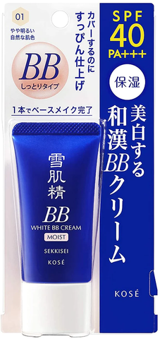 Kose Sekkisei White Cream 6 in 1 BB foundation & sunscreen is a high-end makeup