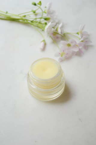 Coconut oil and honey lip balm