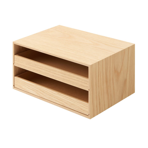 MUJI Wooden Tool Box Approx. Width 16.8x Depth 16.8x Height 12.6 44310236 