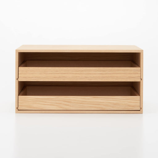 MUJI Wooden Tool Box Approx. Width 16.8x Depth 16.8x Height 12.6 44310236 