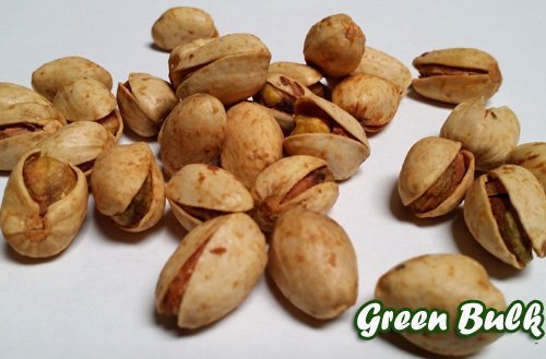 Garlic and Onion Pistachios in shell, 1 lb