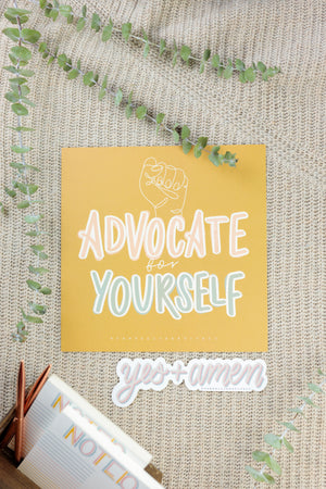 advocate for yourself