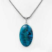 Load image into Gallery viewer, Chrysocolla Silver Pendant
