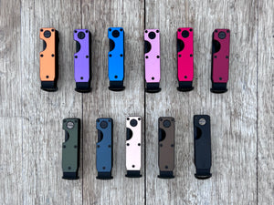 Anodized Metal Minimalist Keyholder - KW Custom Creations 2