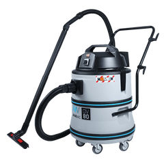 Powerful 2400 Watt Dust Extractor for Workshops and Factory large scale cleanups - MAXVAC Dura DV80-LBN