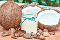 Coconut and candle