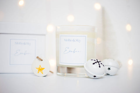 Mollie & Sky Ember natural vegan wax luxury candle