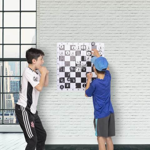 Next Level Chess & Checkers Wall Mat