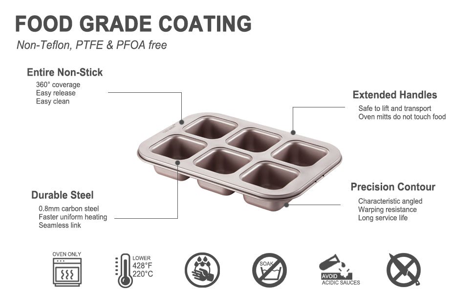 Non-Stick Cake Pan for Oven Baking