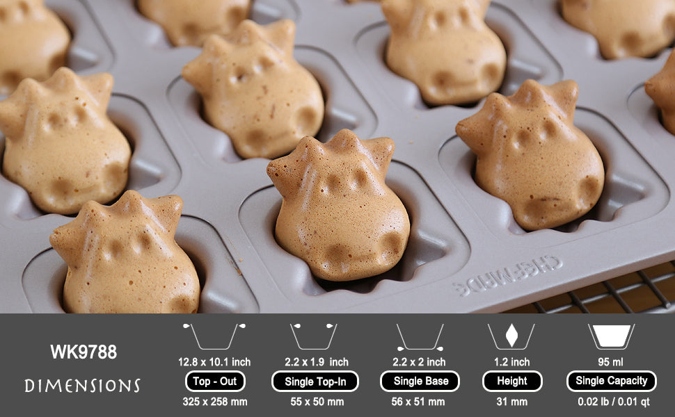 Non-Stick Cow Cake Pan