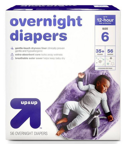 Target Up and Up Overnight Diapers Size 6
