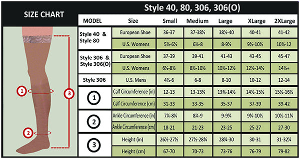 Gabrialla by ITA MED Size Charts