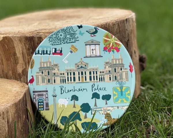 Blenheim Palace Illustrated Coaster by Jessica Hogarth