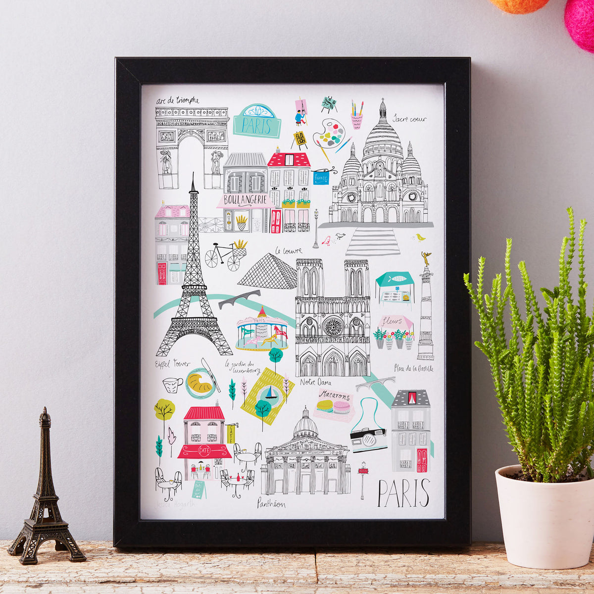 Paris A4 Art Print – Jessicahogarth