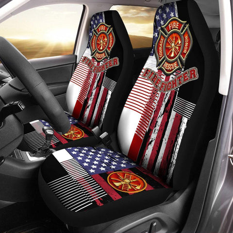 Firefighter Car Seat Cover car accessories