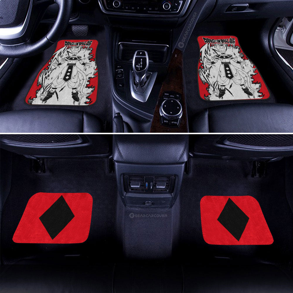 Beerus Car Floor Mats Custom Dragon Ball Anime Car Accessories Manga Style For Fans - Gearcarcover - 3