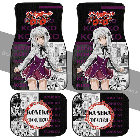 Koneko Car Seat Covers Custom High School DxD Anime Car