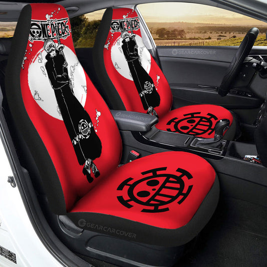 Trafalgar Law Car Seat Covers Custom One Piece Anime Car Accessories