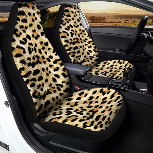 Green Cheetah Print Car Seat Covers Custom Car Accessories Gifts