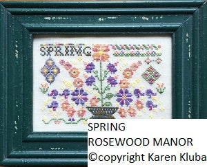 Rosewood Manor Dogwood Lace - Cross Stitch Pattern - 123Stitch