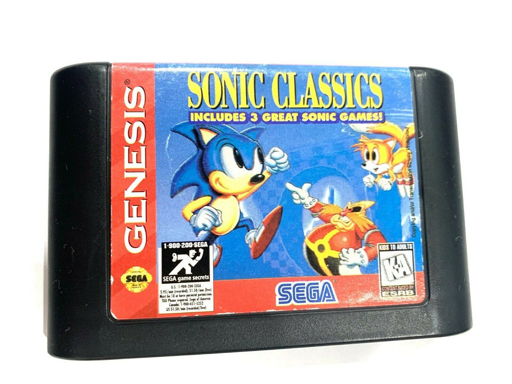 sonic classics 3 in 1