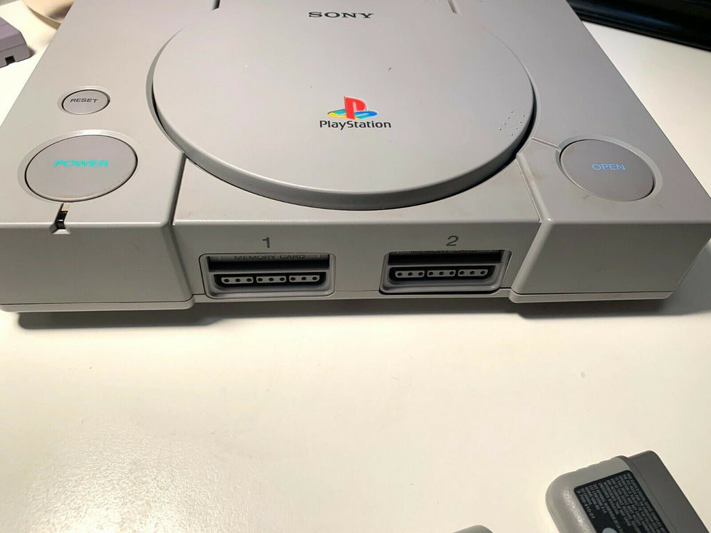 Sony Playstation 1 PS1 with & Original Controller The Game Island