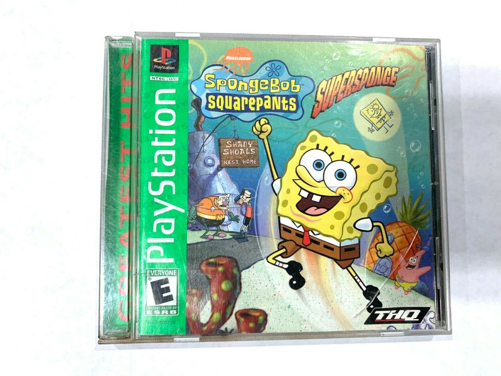 Spongebob Squarepants: Supersponge (sony Playstation 1, 2001) Ps1 Comp 