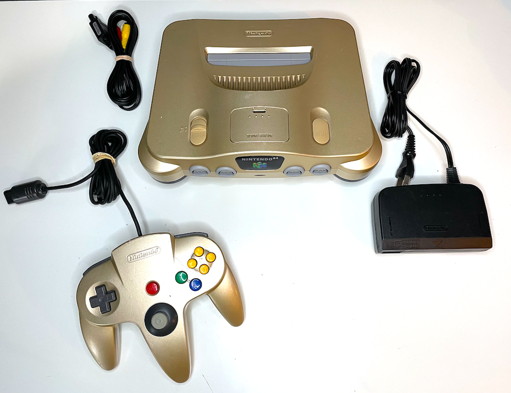 Gold Nintendo 64 System Console With Expansion Pak & OEM – The Game Island