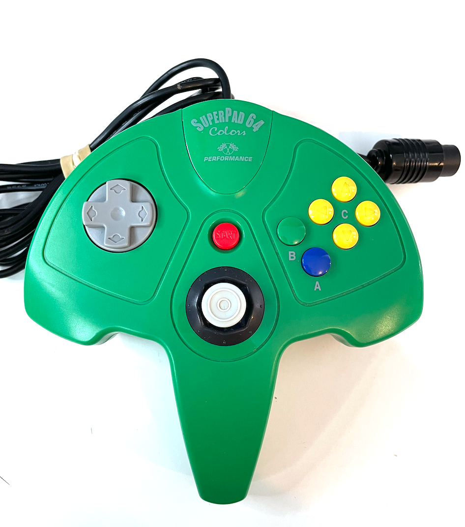 Green Superpad Nintendo N64 Controller – The Game Island