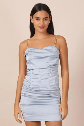 Corset Dress - Baby Blue