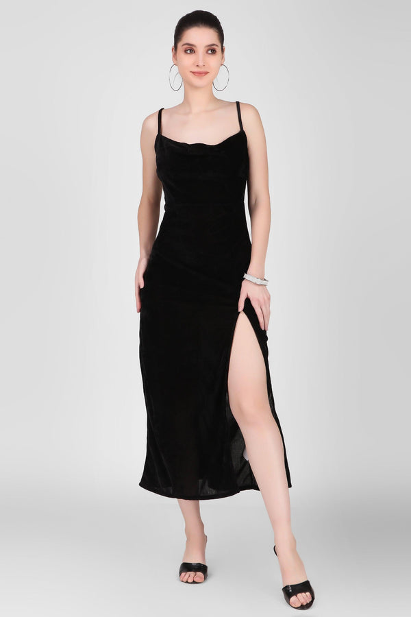 Cute Black Mini Dress - Velvet Mini Dress - Sheer Mesh Dress - Lulus
