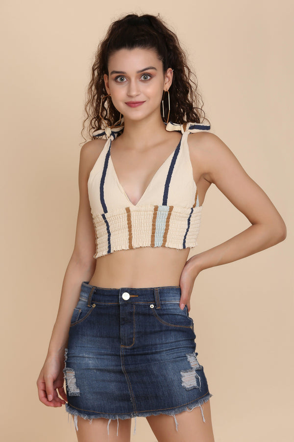 Blue Halter Neck Top – Starin