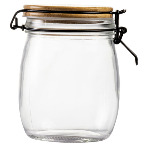 Large Decorative Glass Jar With Lid for Cookie Sweet Kitchen Storage 4000  ml